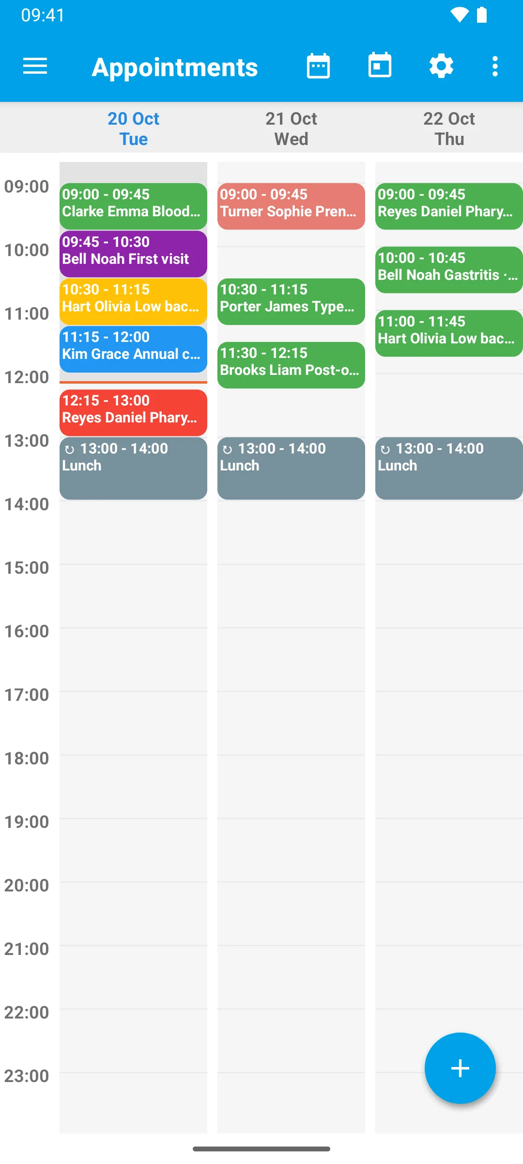 Your week at a glance